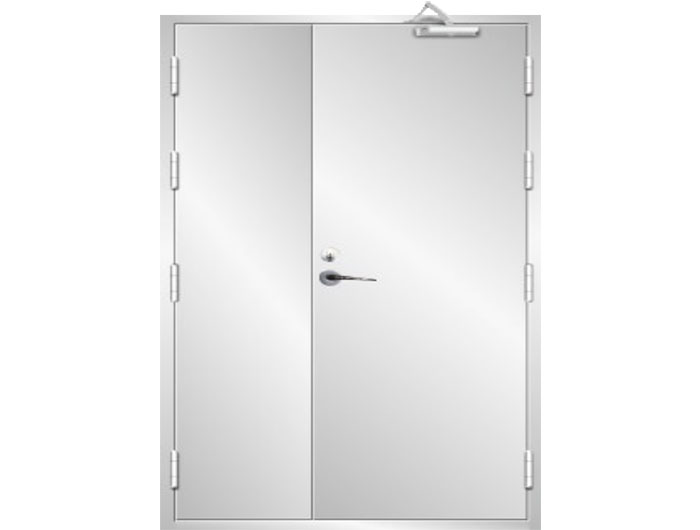 不锈钢防火子母门